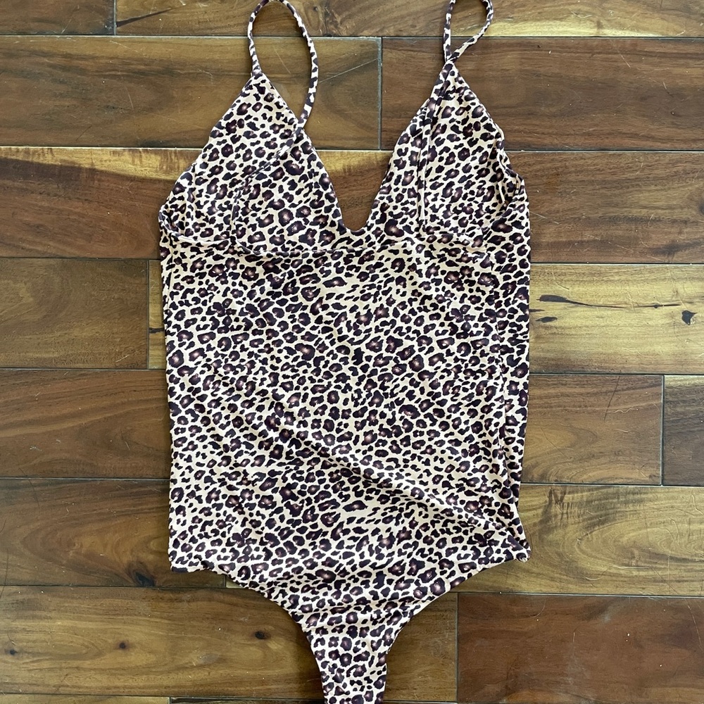 Mai Underwear Everyday Bodysuit., size S, Safari